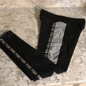 VS PINK size M fleece lined leggings